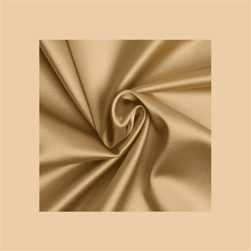 Fabric By The Yard Golden Tan Stretch Satin
